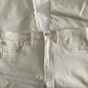 GAP Women's Wide Leg Jeans in Cream